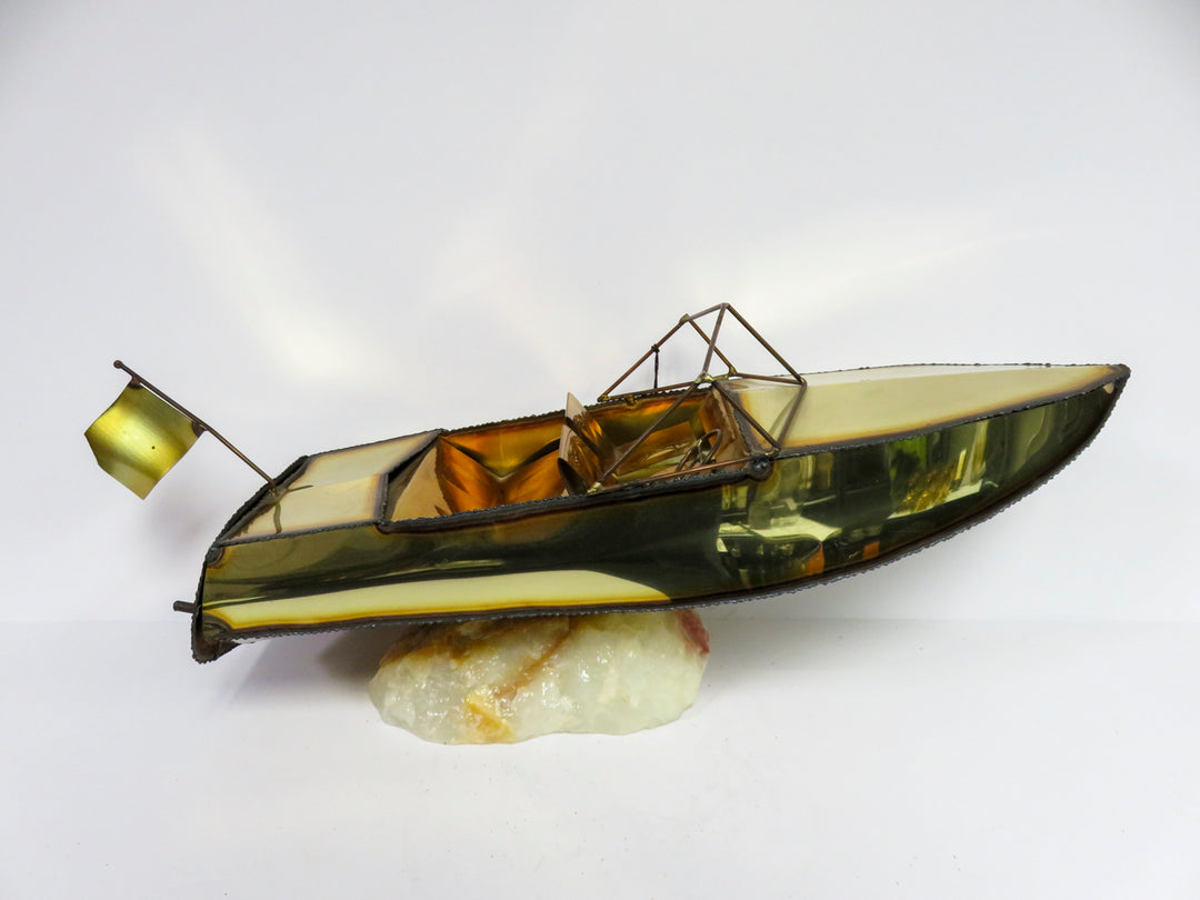 Mario Jason Speed Boat Sculpture