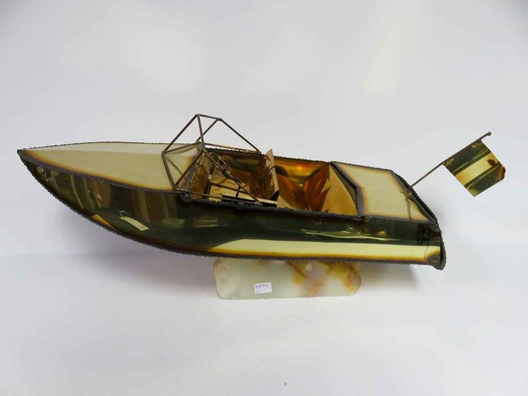 Mario Jason Speed Boat Sculpture