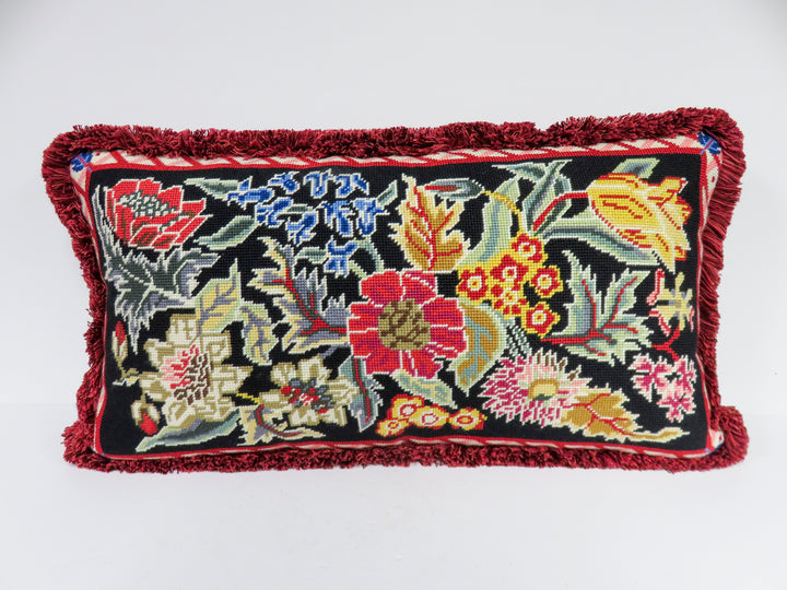 Needlepoint Throw Pillow