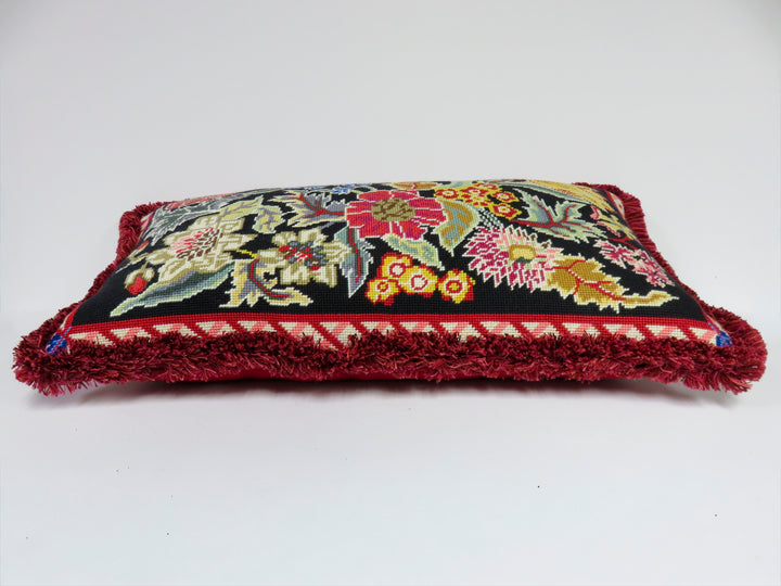 Needlepoint Throw Pillow