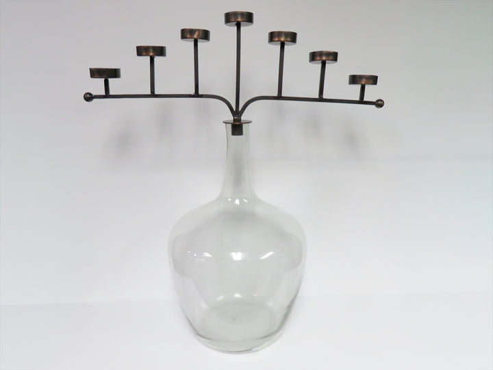 Candelabra with Glass Base