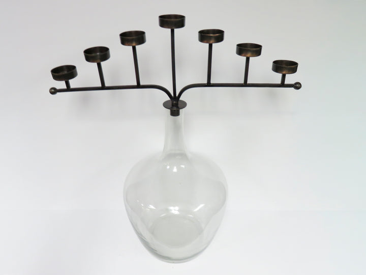 Candelabra with Glass Base