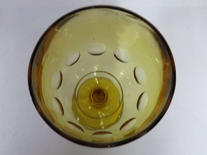 Amber Glass Goblets