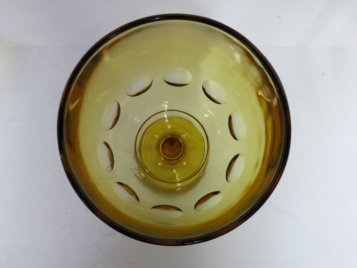 Amber Glass Goblets