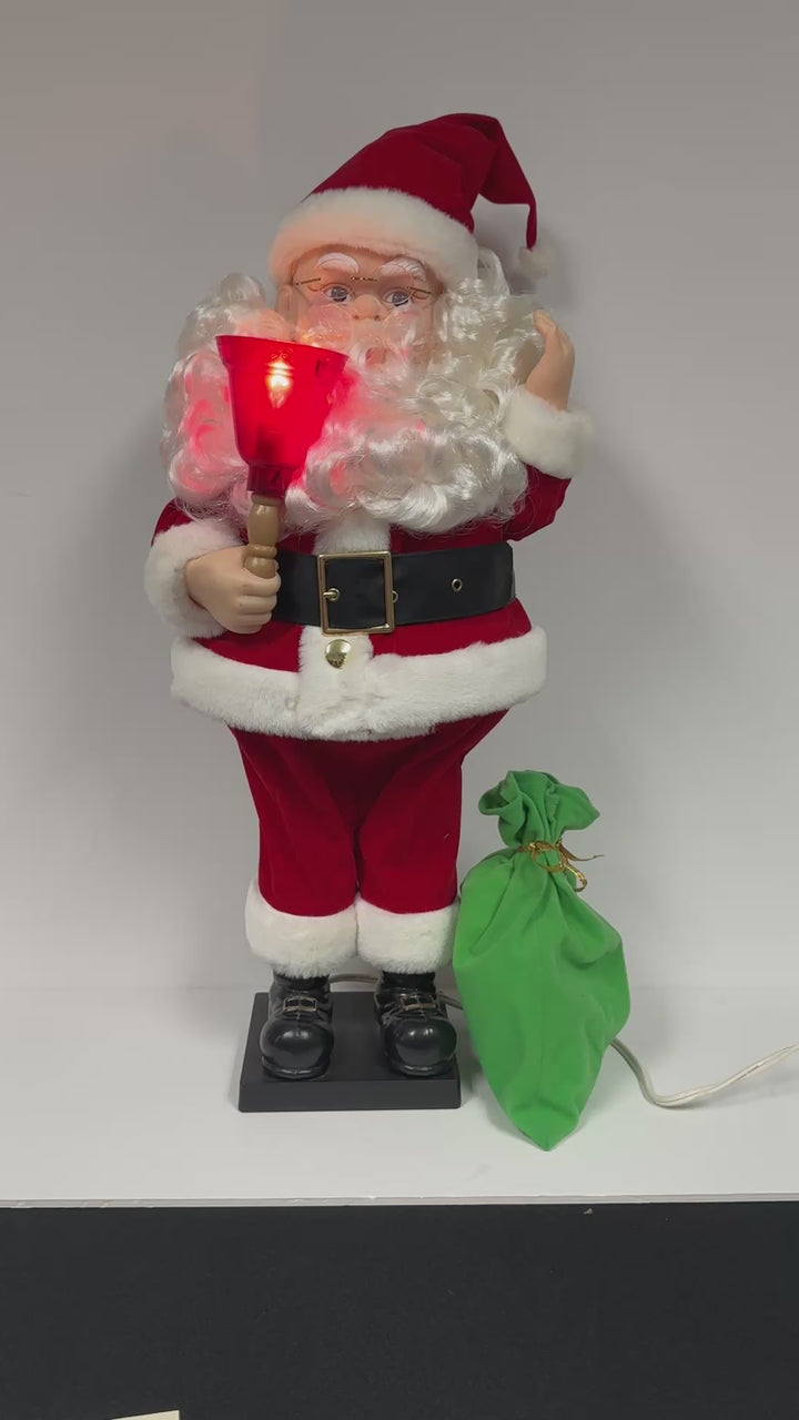 Motion-ette Santa with Illuminated Bell